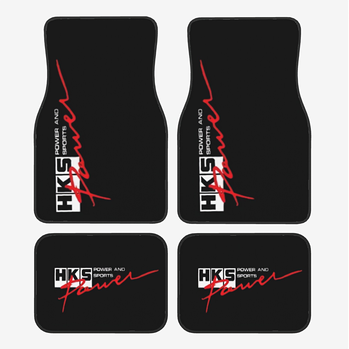 Power Tools Logo - 4 tapis de sol de voiture