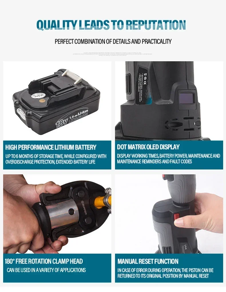 Power Tools Cordless - 2026/Échantillon disponible Zupper PZ-1930 Presse hydraulique
