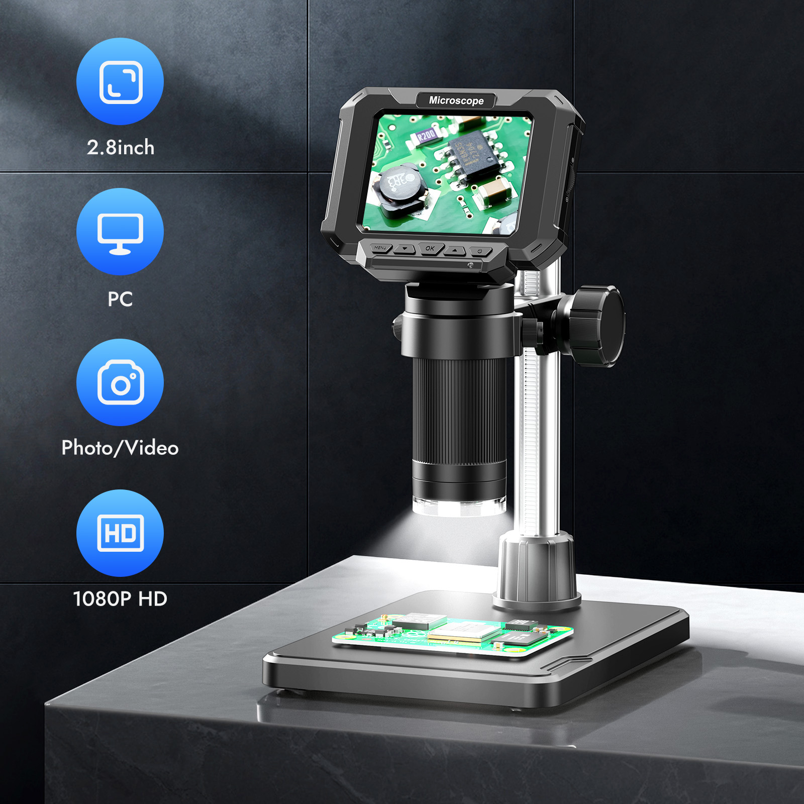 Power Tools Video - Microscope numérique pour pièces de monnaie