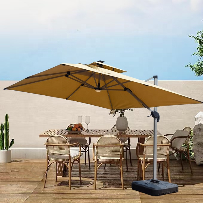 Power Tools Logo - Parasol cantilever grande taille 3*3M avec