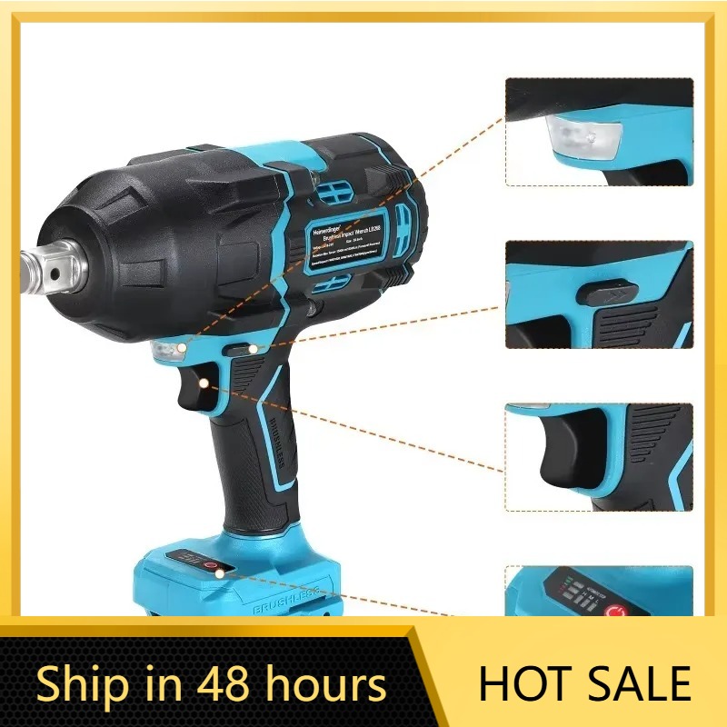 Clé à chocs sans fil Heimerdin - Power Tools Cordless avis et prix